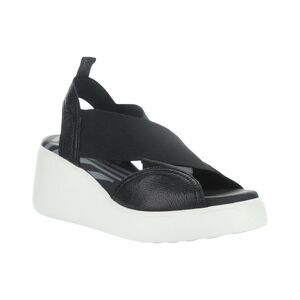 Fly London Daif Leather Sandal, Black